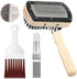 Boao 3 Pieces Air Conditioner Fin Cleaning Brush - Stainless Steel Cleaner & Refrigerator Coil Whisk