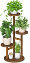 iDavosic.ly 3 Tier Plant Stand Indoor, Tiered Corner Wood Multiple Flower Holder