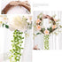 12" Natural Grapevine Wreath DIY Crafts for Christmas Door Hanging, Holiday Festival Wedding Decoration