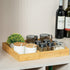 Fabsome Drawer Organizer, Set of 9 Bamboo Wood Storage Boxes for Kitchen, Makeup, Bathroom, Office