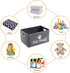 Felt Cat Toy Basket,Foldable Pet Toy Storage Bins with Handles, Pet Stuff Organizer for Indoor Cat,Kitten Toy Storage