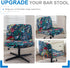 Levoberg Armless Armless #3 Criss Cross Office Desk Chair Cover Slipcovers Printed Vanity Desk Chair Covers Cross