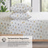 Set 100% 16" Ivellow Twin Sheets Kids Natural Cotton Sheets Soft Breathable Durable Lightweight Crispy Percale Bed