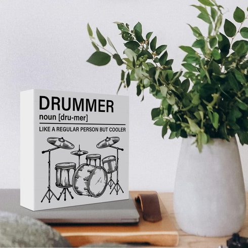 GXLPO Drummer Drumming Drummer 5 5 Inches Gifts for Men Women, Drum Accessories Gifts for Teen Boys Girls Music Lovers