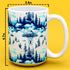 UFO Abduction Alien Extraterrestrial Coffee Mug, Paranormal Gifts (15oz)