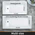 Yimobra Non Slip Bath Mat, 34.5"x15.5" Long Tub Mat with Suction Cups, Machine Washable, White