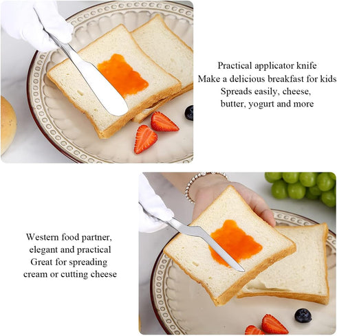 Berglander Cheese Knife Set of 5, Stainless Steel Cheese Cutter Slicer with Ergonomic Design
