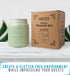 Comfify Wide Mouth Mason Jar Utensil Holder, Decorative Kitchenware Organizer Crock, Green, Large Size 7" Height