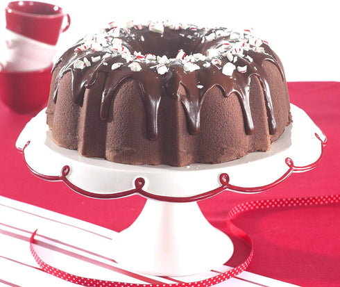 Nordicware 6-Cup Navy Blue Formed Bundt Pan, Lightweight Design