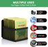Magnetic Tea Bag Organizer - 6-Piece Metal Storage for Refrigerator, Kitchen Shelf & Counter, Stylish & Space Saving