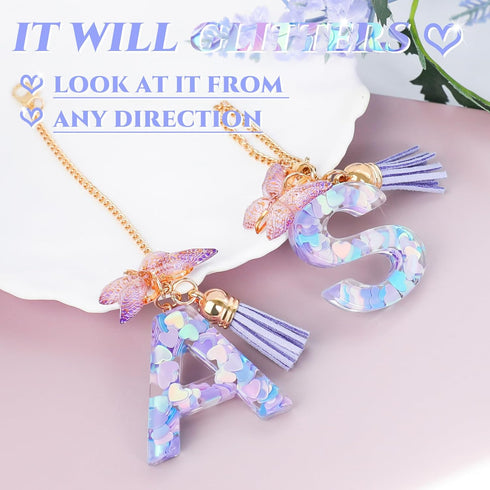 Letter Charms for Stanley Cup with Handle, Initial S Charms Accessories for Stanley Tumbler, Charms for Key Purse