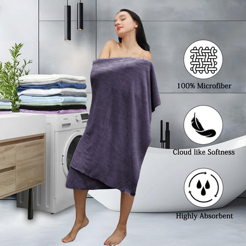 8-Piece Set,2 Sheet,2 4 600 Set,Highly Purplr Bath Towels Oversized Large Bath Towels Hand Towels and Washcloths - GSM