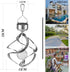 Color Changing Solar Hanging Lamp - Sparkling Crystal Ball for Gardens and Lawns