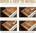 RAPTUROUS Deep Drawer Dividers 4 Pack, Expandable Adjustable Organizer for Clothing, Dresser, Kitchen