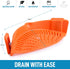Zulay Silicone Pot Strainer - Adjustable Snap On Strainer for Most Pans & Pots, Food Grade, Heat Resistant, Colander