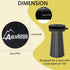 17.7" 9.8"(25cm) Thick Seat Cushion for Telescopic Stools (Exclude Stool), D Chair Pads with Soft Foam and Three Pegs