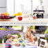 yueton Manual Mechanical Tomato Timer, Ring Alarm Kitchen Timer for Cooking, Study, Gym Countdown Clock Red