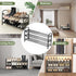 3-Tier Closet, 16"-32" Closet Shoe Rack for Expandable ShoeRackAdjustable for Entryway Doorway SturdyMetal, Black