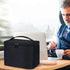 Gloppie Insulated Lunch Bag, Lunch Box Cooler Bag for Work Picnic, Ideal Gift, Black