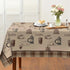 Verdiqor Brown Coffee Theme Rectangle Tablecloths, Waterproof Washable Table Cover for Party, Kitchen