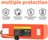 Replacement Battery 14.4V 6800mah Li-ion for Xiaomi Mijia Roborock S50 S51 S55 S5 E20 E25 C10 T6 T60 T65 S6 E35