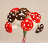 3/4" Set 10-218-0117 Meyer Imports Red & Brown Mix - Spun Cotton - of Wonderful World of Spun Cotton Mushrooms!