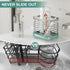 Electric Toothbrush Holder for Bathroom, Stainless Steel Organizer Storage Cup for Countertop Sink