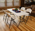 Contoured Folding Chair by Lifetime Products, White