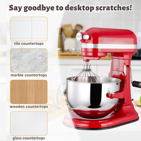 Mixer Mat Slider for KitchenAid 5-8 Qt Bowl-Lift Mixer, Metal Appliance Sliding Tray for Kitchen Aid Professional