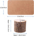 Wood Place Card Holders, 10 Pcs Premium Rustic Table Number Holders, 20 Pcs Kraft Table Place Cards