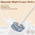 Rechargeable Milk Frother Handheld, Electric Foam Maker Wand, 3 Stainless Whisks, Drink Mixer for Lattes, Cappuccino