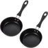 Tessco 2 Pieces Mini Cast Iron Skillet, 4.7 Inch Round Non Stick Fry Pan for Cooking and Baking