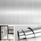 Livelynine Brushed Nickel Peel and Stick Wallpaper, Silver Stainless Steel Contact Paper for Appliances, 15.8x78.8 in