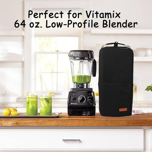Hanging Blender Cover Compatible with Vitamix Low-Profile 64 oz. Blender, Foldable Dust Cover