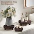 3 6/8/10" Counter Pcs Wood Plant Stand Indoor Outdoor, Round Wood Riser for Decor Wooden Stool Display Stand Flower Pot
