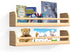Floating Nursery Book Shelves, 16.5 inch Wall Book Shelves Kids Room, Set