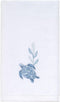 Avanti Linens Fingertip Towel, Soft & Absorbent Cotton Towel (Caicos Collection), Optic White, 18.00" x 11.00"