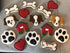 Premium Food-Grade Stainless Steel Dog Paw Cookie Cutter, Dishwasher Safe