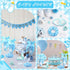 6 Sets Teenyyou Baby Shower Game Gifts for Players Baby Shower Favors Tumbler Hair Comb Powder Puff Hair Claw Gift Bag