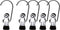 Mawa by Reston Lloyd Accessory Portable Non-Slip Semi Round Single Hook Clothes Pins/Clips for Laundry or Travel, Style