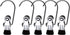 Mawa by Reston Lloyd Accessory Portable Non-Slip Semi Round Single Hook Clothes Pins/Clips for Laundry or Travel, Style