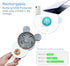 Cute Mickey Misting Mini Fan, Handheld Portable USB Rechargeable Fan with 3 Adjustable Speeds, Foldable Personal Fan For Travelling(Green&White) by LACOVIA