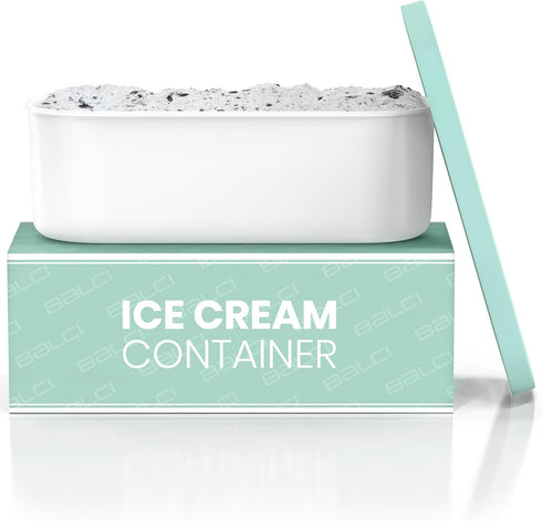 BALCI - Ice Cream Container - 2 Quart - Perfect Reusable Freezer