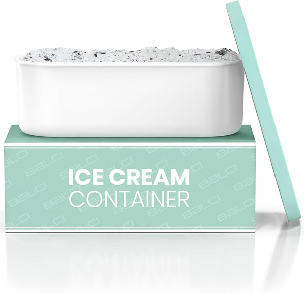 BALCI - Ice Cream Container - 2 Quart - Perfect Reusable Freezer