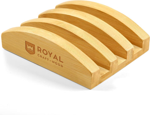 ROYAL CRAFT WOOD Cutting Board Stand, Organizer for Cutting Board Sets, Holds up to 3 Cutting Boards to 0.6 Inches Thick
