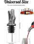 Animal Wine Pourer Spout, Drip Free Bottle Pourer & Stopper for Wine and Liquor Bottles, Funny Gift for Men, Dad