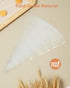 Kootek 16" Piping Bags, 100Pcs Disposable Pastry Bags for Icing, Frosting, Cake Decorating