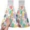 Kwlegh Easter Hanging Dish Towels Easter Colorful Egg Kitchen Towels with Hanging Loop
