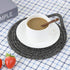 Cotton Thread Pot Trivet, Braided Cup Coaster for Kitchen, Multi-use for Hot Pan, Dish and Bowl, Set of 3, 7 Inches