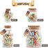 Capsule Letters Message in a Bottle - 45pcs Mixed Color Love Letter Gifts for Couples, Boyfriend Girlfriend Valentine's